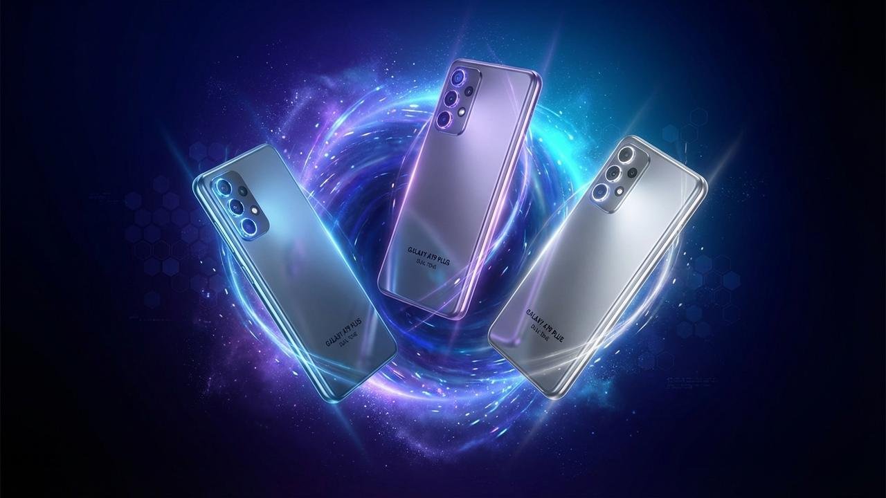 Galaxy A79 Plus live images show dual-tone vegan leather - galaxy a79 plus dual tone